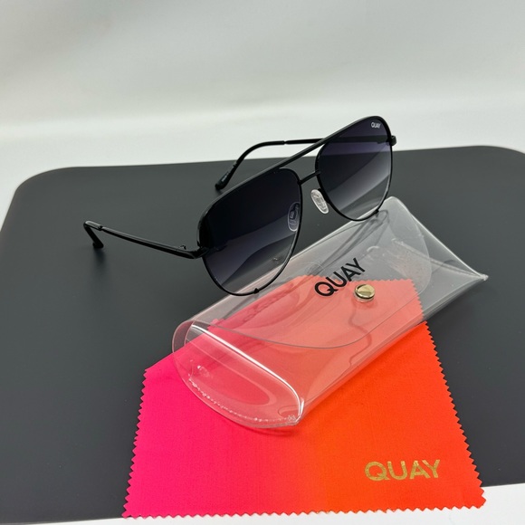 Quay Australia high key  gradient aviator sunglasses - Picture 2 of 13